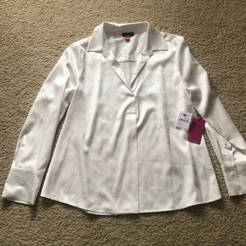 Vince Camuto Blouse Ivory Medium
